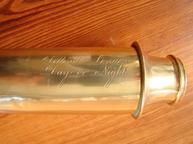 A Captain's single-draw spyglass by Dollond of London circa 1790-1820 — image 2